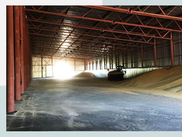 Строительство зернохранилищ в Волжском