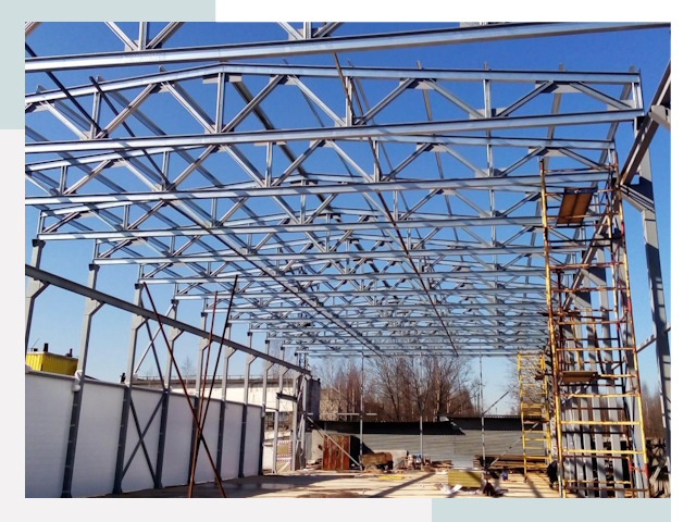 Строительство цехов в Волжский от 608 руб. под ключ