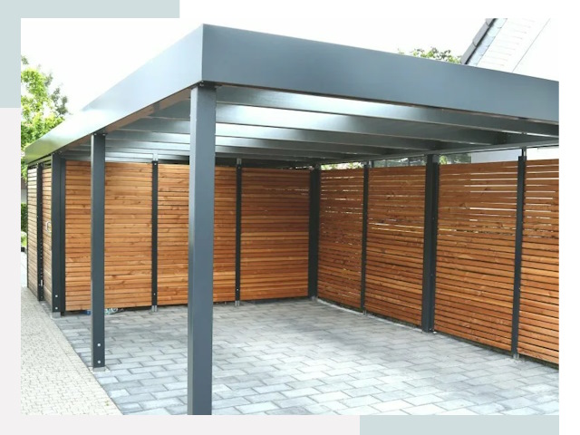 Навесы для парковки в Волжском