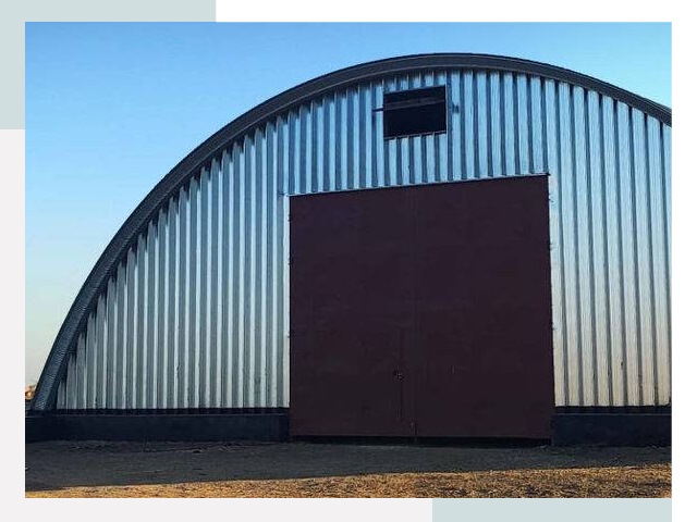 Бескаркасные ангары в Волжском