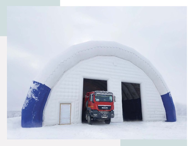 Мобильные ангары в Волжском