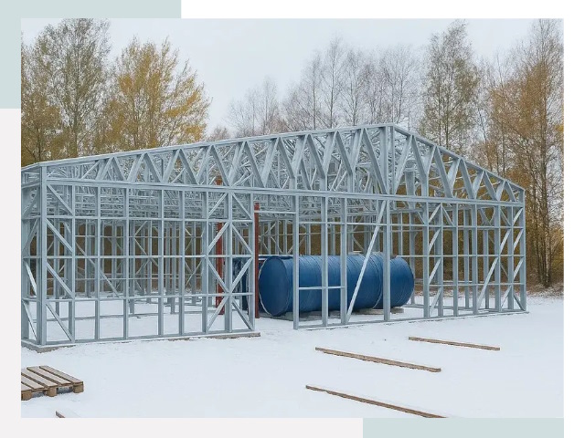 Металлические ангары в Волжском