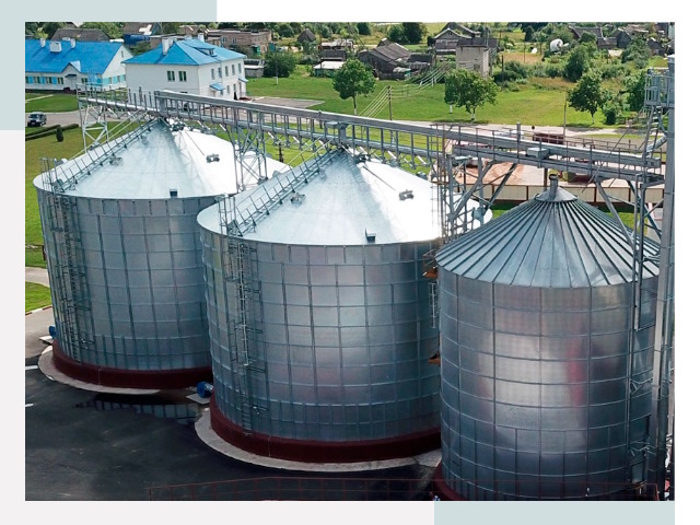 Металлические силосы в Волжском