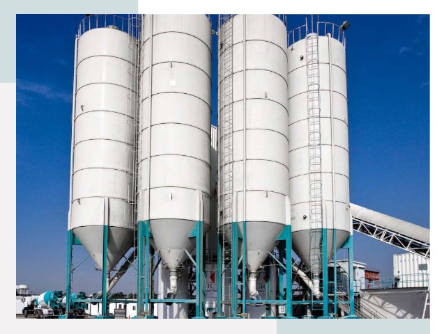 Строительство цементных силосов в Волжском