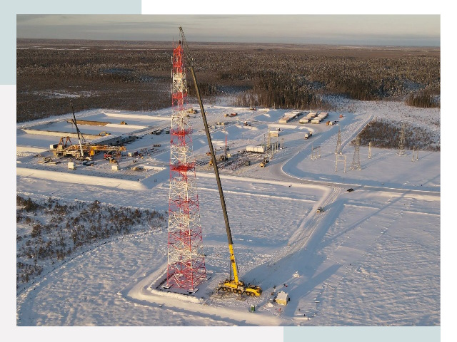 Мачты связи в Волжском