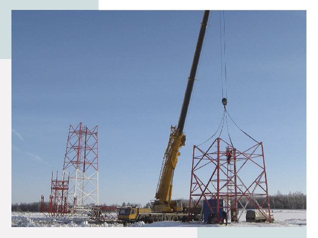 Монтаж вышек связи в Волжском