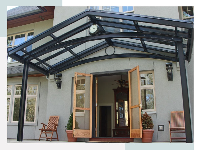 Козырьки металлические в Волжском