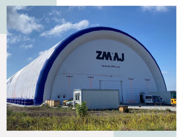 Брендирование ангаров в Волжском