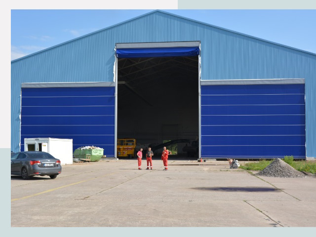 Ангарные ворота в Волжский от СтальСтрой-Влж по цене 608 руб.