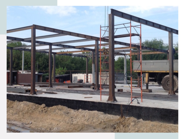 Фундамент для ангаров в Волжском