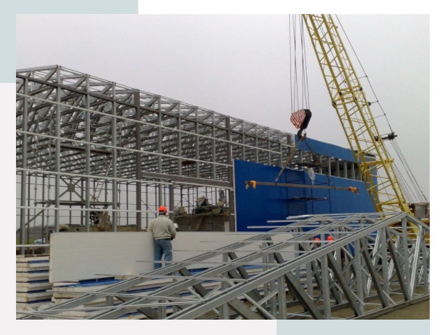 Монтаж ангаров в Волжском