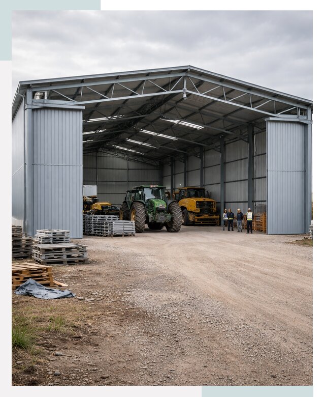 Ангары для сельхозтехники в Волжском от 20260 р. | СтальСтрой-Влж