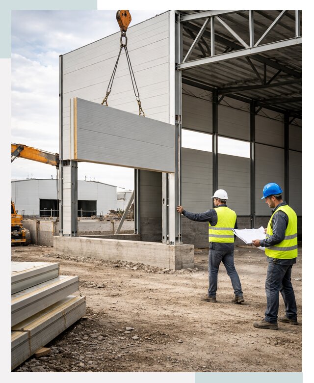 Склад из сэндвич панелей под ключ в Волжском от 9624 р. | СтальСтрой-Влж