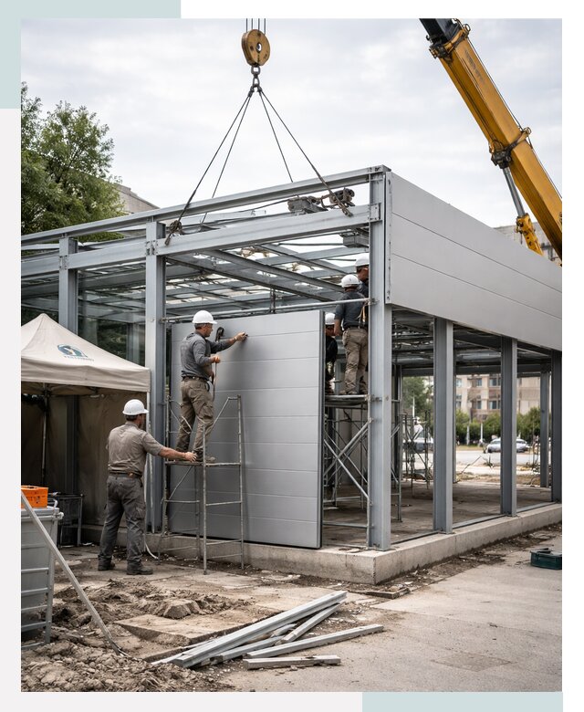 СтальСтрой-Влж: торговый павильон под ключ в Волжском от 35455 р.