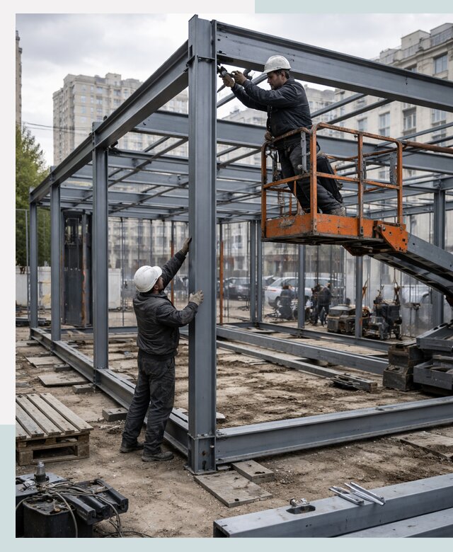 Строительство и монтаж торговых павильонов под ключ в Волжском