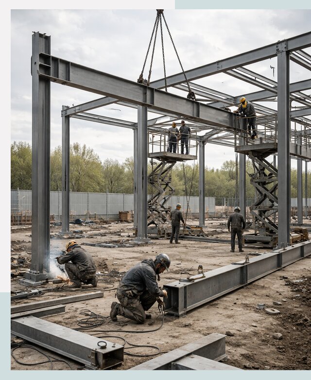 Строительство выставочных павильонов из металлоконструкций в Волжском