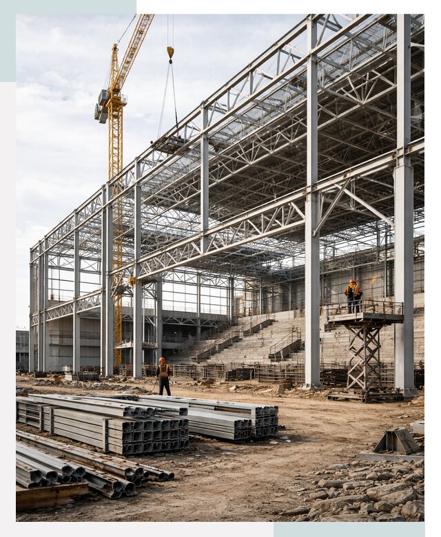 Строительство спортивных комплексов в Волжском от 30390 р. | СтальСтрой-Влж